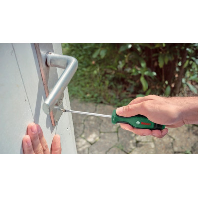 Набор отверток Bosch набор 6шт, SL 4 мм, PH2х125 мм, PZ1х100 мм, PZ2х125 мм, Т20х100, Т25х100 (1.600.A02.W7L) Винница - изображение 3