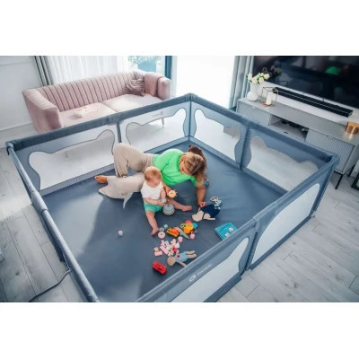 Детский манеж Lionelo Willow XL Grey Concrete (LO-WILLOW XL GREY CONCRETE) Винница - изображение 4