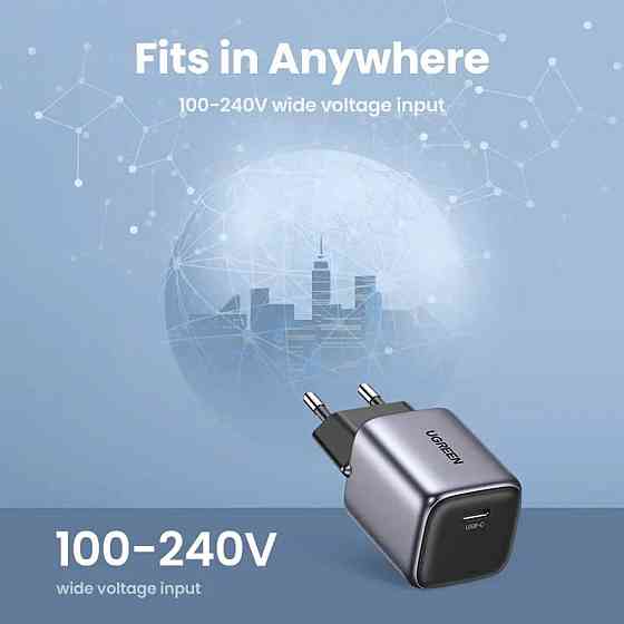 Сетевое зарядное устройство UGREEN CD318 Nexode mini 20W Charger EU UGR-90664 Одесса