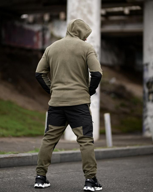 Флісовий спортивний тактичний костюм TARANTUL oliva/black Т46552 Одеса - фото 16