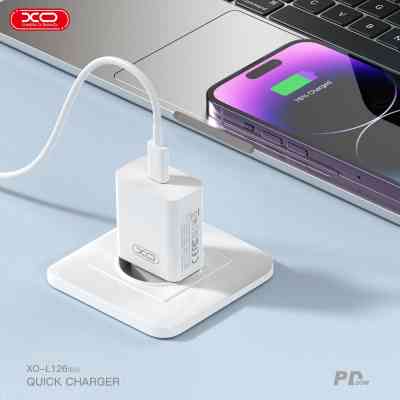 Зарядний пристрій XO L126 20W USB-C PD White (L126_White) Вінниця