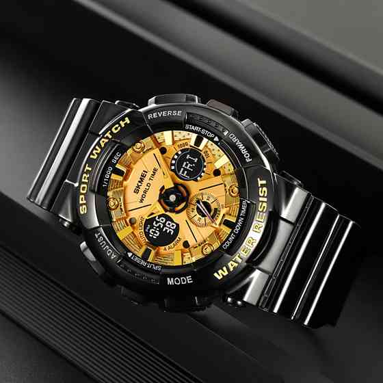 Skmei 2118BKGD Black-Gold Киев