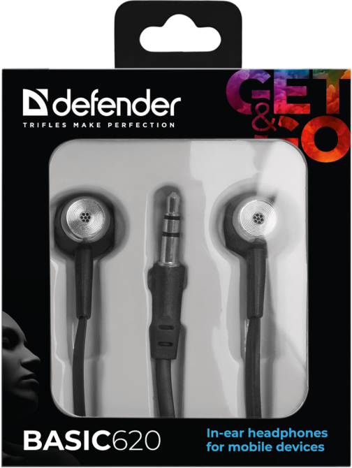 Навушники Defender Basic-620 Black (63620) (6272828) Київ - фото 2