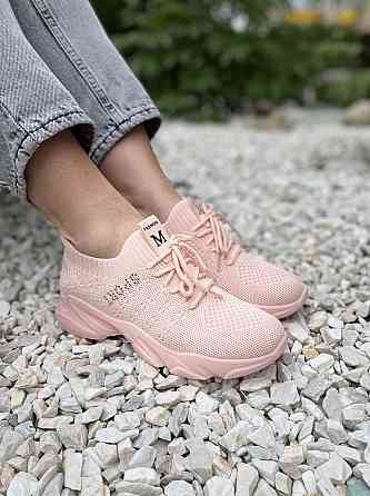 LB Сліпони жіночі LB 739-5 пудра (весна-літо, сітка) (4574) 36-41 Коломыя