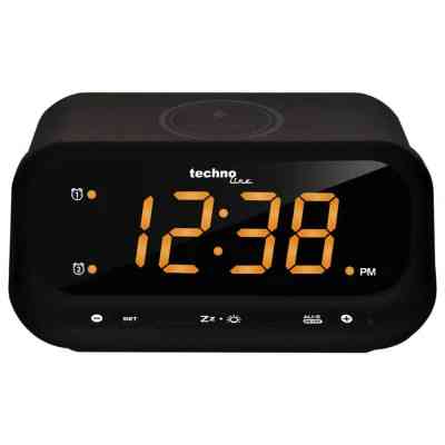 Настільний годинник Technoline WT477 Wireless Mobile Charging Black (DAS302477) Вінниця