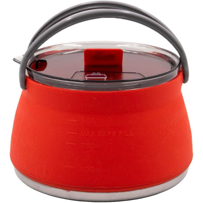 Чайник туристический Tramp Silicon 1 л Terracota (TRC-125-terracota) Винница - изображение 1