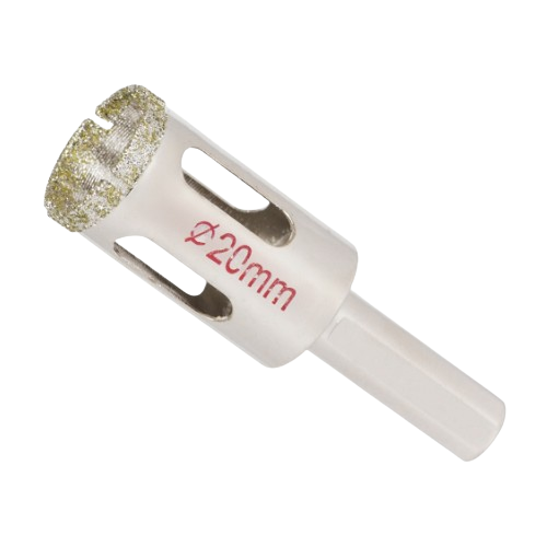 Коронка алмазна по керамиці та склу d20мм SIGMA Житомир - фото 1