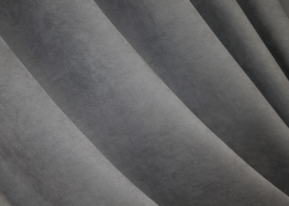 Комплект готових штор VR-Textil Мікровелюр Petek № 1485ш Сірий 100х270 см 2 шт (31-0031) Київ - фото 6