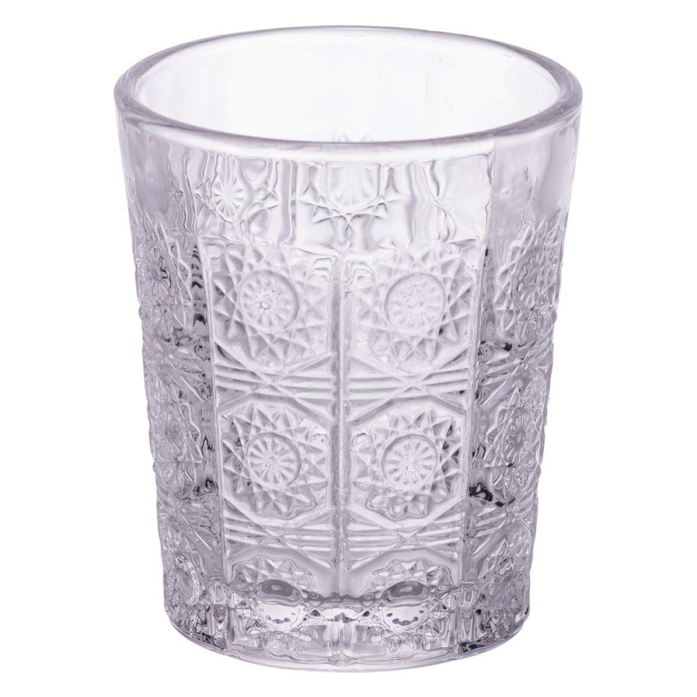 Набор стопок 6 шт по 50 мл стеклянные с узором прозрачные HP-19-132 Киев - изображение 3