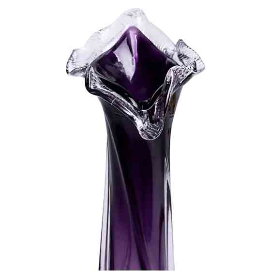 Ваза для цветов 31.5 см декоративная ваза для букета 300 мл Фиолетовая HP-9-7 Киев