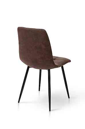 Стілець Чілі (круглий) чорний/мкфібра коричнPK-03 Київ