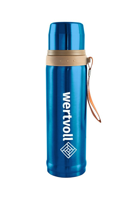 Термос WERTVOLL "ENJOY" 750 мл SS синій RX-7000BU Коломыя - изображение 5