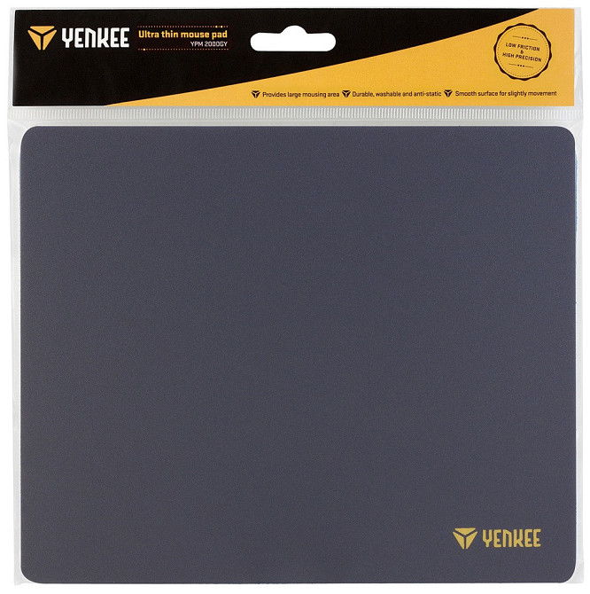 Килимок для мишi Yenkee YPM 2000GY Ultra thin mouse pad (7090587) Київ - фото 3