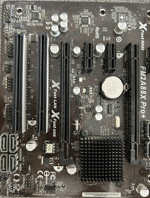 Материнская Плата: ASROCK FM2A88X Pro+ , AMD 860K , 8Gb. Киев - изображение 3
