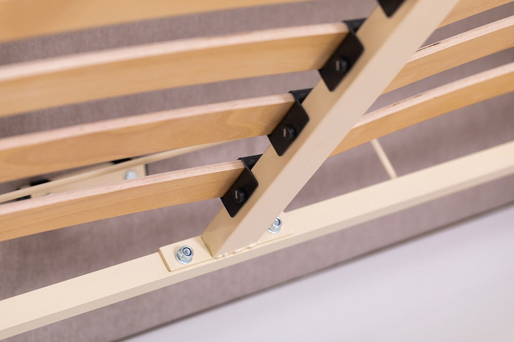 Кровать Chester VIP 140 х 200 см Etna-027 С дополнительной металлической цельносварной рамой Коричневый Днепр - изображение 15