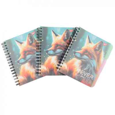 Блокнот Yes А5 Never give up 144 аркуша пластикова обкладинка (681958) Вінниця