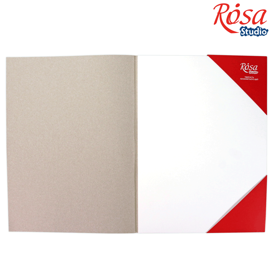 Папка для рисунку та креслення А3 (29,7х42см) 20арк дрібне зерно 200г/м2 ROSA Studio Київ - фото 3