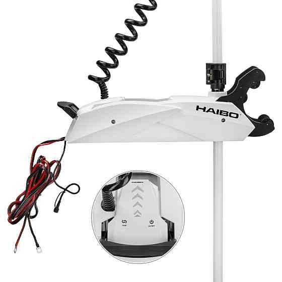 Лодочный электромотор Haibo iPenguin P70 GPS (12V, 70lbs) с функцией 