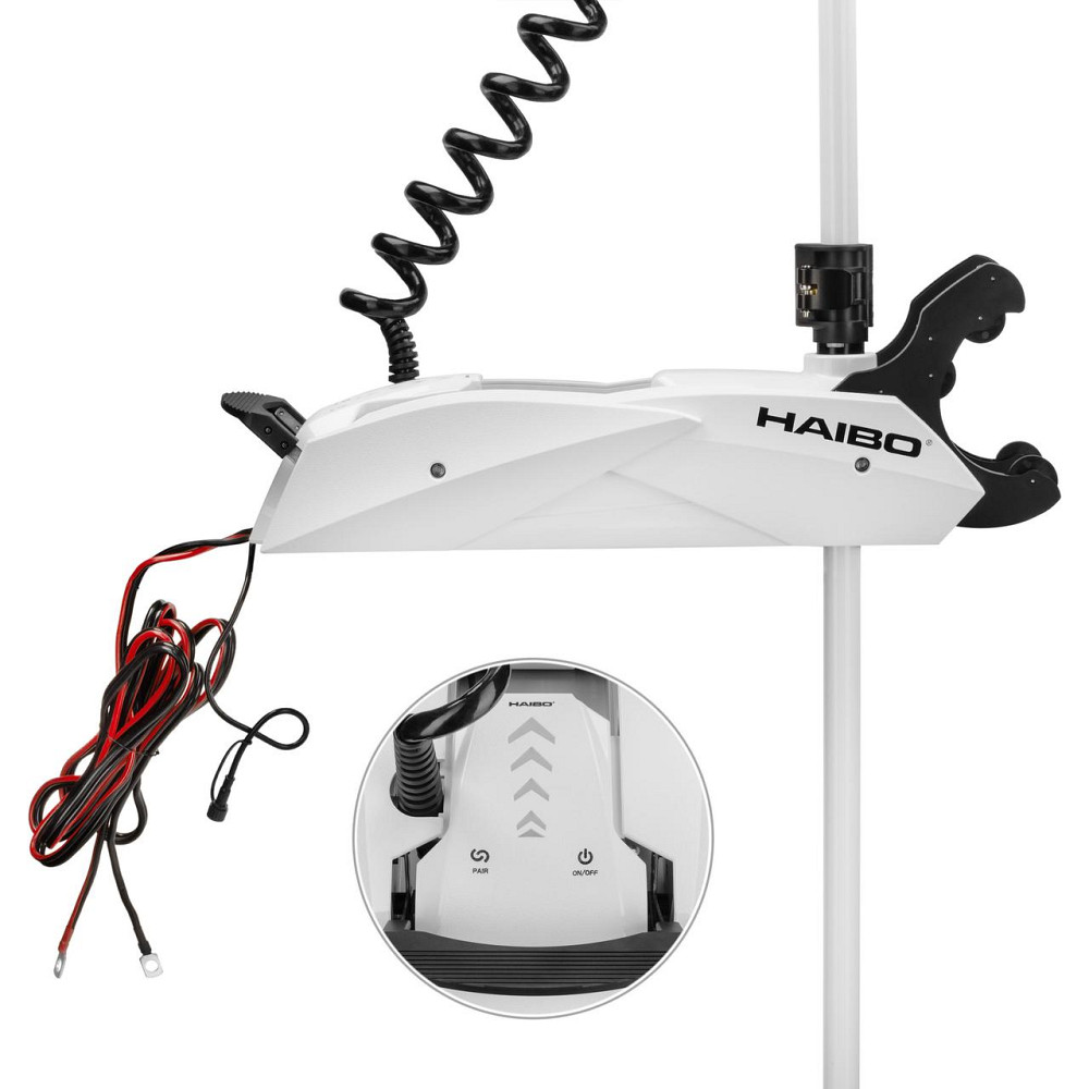 Лодочный электромотор Haibo iPenguin P70 GPS (12V, 70lbs) с функцией 