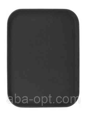 Піднос "Антисліп" для офіціанта кавого кольору прямокутний 45 х 35 см (шт) Одеса