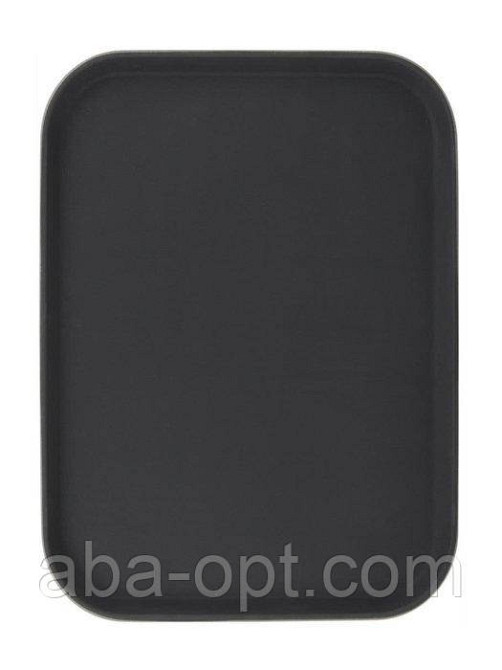 Піднос "Антисліп" для офіціанта кавого кольору прямокутний 45 х 35 см (шт) Одеса - фото 1