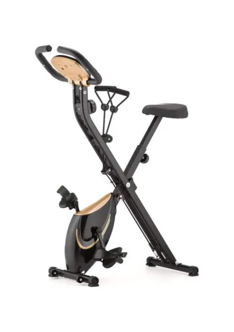 Велотренажер магнитный Gymtek FX600 складной с эспандерами черный с желтым Киев - изображение 8