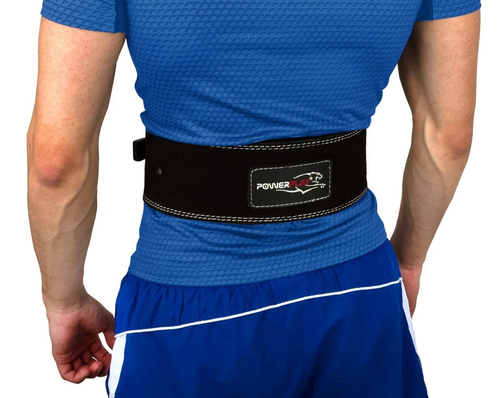 Пояс для важкої атлетики PowerPlay 5175 Чорно-Помаранчевий L Луцьк - фото 7