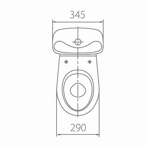 Компакт дитячий ″Bambi″ 6 л кос.бок.+сидіння поліпропілен. (000026669) Київ