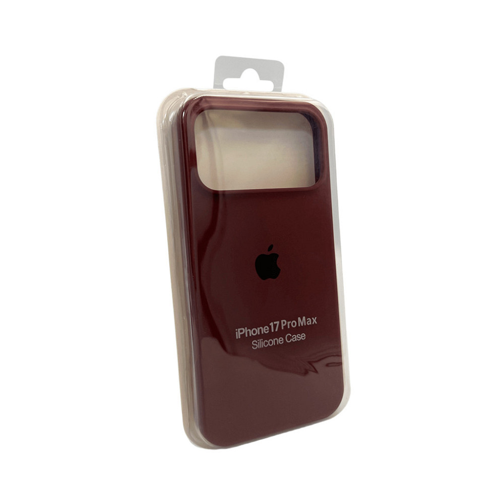 Чохол для смартфона Silicone Full Case AA Open Cam for Apple iPhone 17 Pro Max 35,Maroon Киев - изображение 2