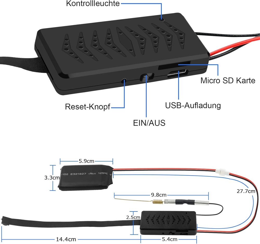 Міні камера WiFi TANGMI Mini HD1080P Луцк - изображение 6