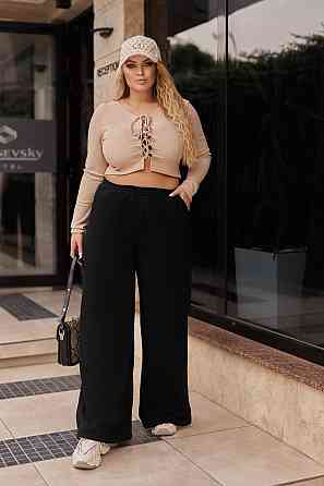 Теплі жіночі штани палаццо "Gait" | Норма і батал Київ