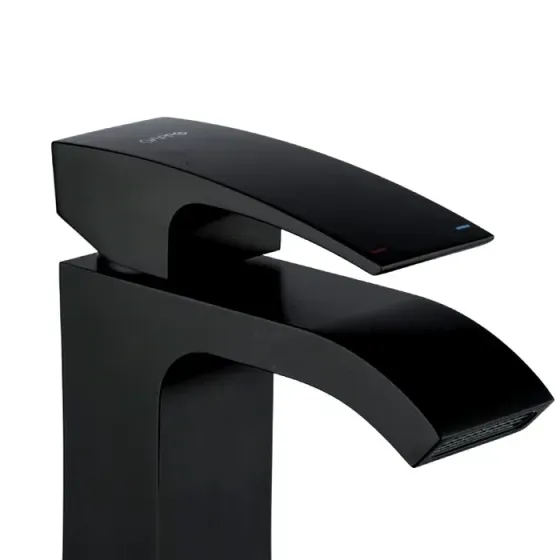 Змішувач для умивальника GAPPO G1007-6, чорний Київ