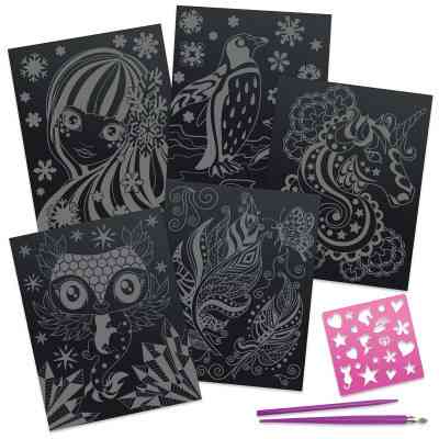 Набор для творчества Nebulous Stars Гратаж: Звездные гравюры (11014) Винница