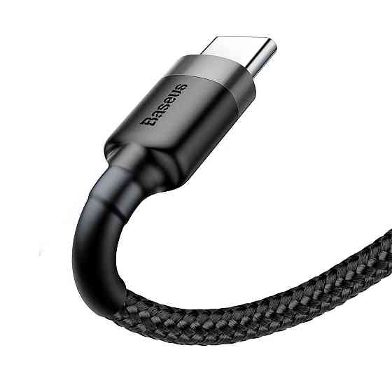 Кабель USB - Type-C Baseus Cafule Cable 3A 0.5m колір сіро-чорний CATKLF-AG1 Одеса