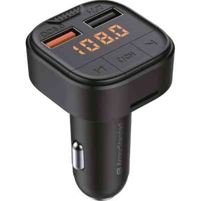 FM модулятор Armorstandart ASF1 18W QC3.0 2xUSB black (ARM82826) Винница