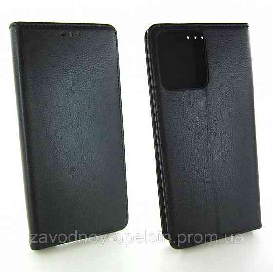 Чохол книжка Realme C30s Шкіряний (чорний) Одеса
