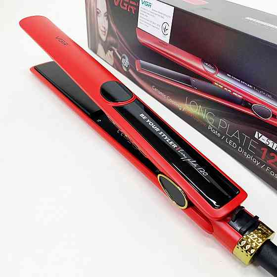 Выпрямитель для волос для поездок VGR V-518, Выпрямитель для парикмахерских Плойка выпрямления MZ-87 Львов