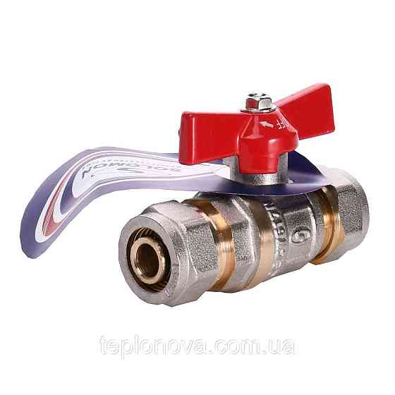 Кран кульовий для металопластику SOLOMON 16х16 B1182 Чернівці