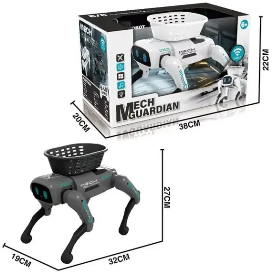 Smart Dog QF660-5 / Интерактивный робот-собака, пульта, на аккумуляторе / Собака робот на радиоуправлении Коломыя