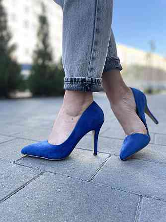 Seastar Туфлі жіночі SEASTAR C27 сині еко-замша каблук 9.5 см 36р. 37р. (1872) Коломыя
