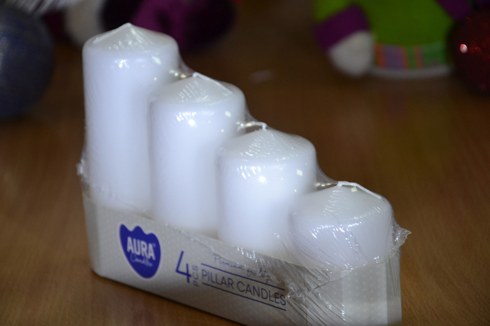 Набір свічок 4 шт. циліндр Bispol AURA Candles Білі (sw50/4-090) Луцьк - фото 5