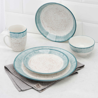 Чашка Ardesto Siena, 360мл, порцеляна, біло-блакитний (AR2936SWB) Винница - изображение 5