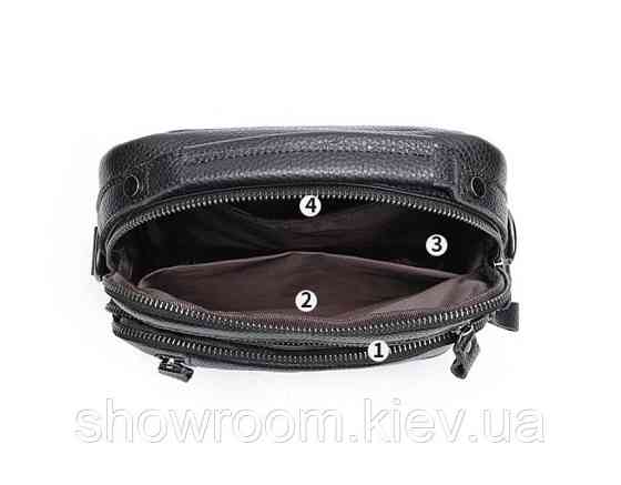 Шкіряна чоловіча сумка Leather Collection (6154) Київ