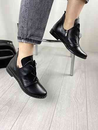 Черевики жіночі Odzi чорні натуральна шкіра 37р. (2343) Коломия