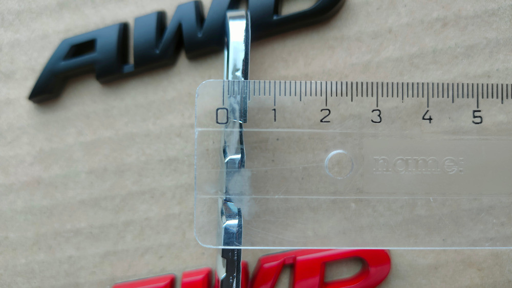 Наклейка на авто Awd Металева не іржавіє Київ - фото 8