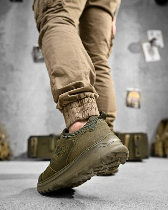 Літні тактичні кросівки PARTIOT олива ДЛ6469 Одеса - фото 11