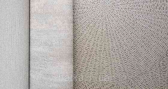 Обои винил на флизелиновой основе Rasch Ascona 1.06х10 абстракция круги точки структурные зеленые глянцевые 3д Киев