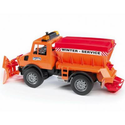 Спецтехніка Bruder вантажівка MB Unimog 1:16 Жовтогарячий (02572) Вінниця - фото 1