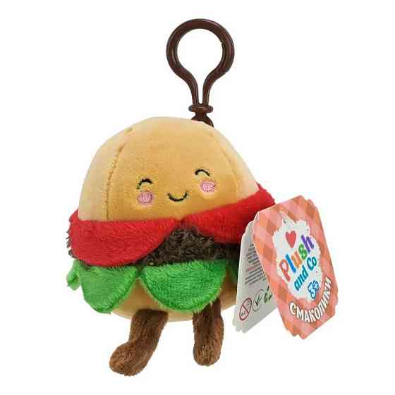М'яка іграшка-брелок "Гамбургер" Plush and Co PLC25084, 7 см Вінниця