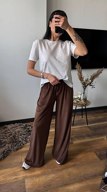 Женские прогулочные брюки из плюш велюра Одесса - изображение 3